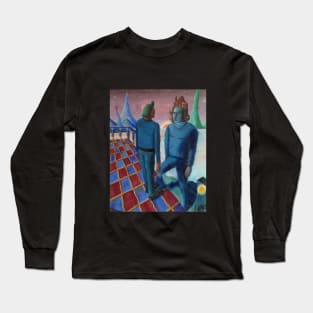 Cyborg Confronting Future Human Long Sleeve T-Shirt